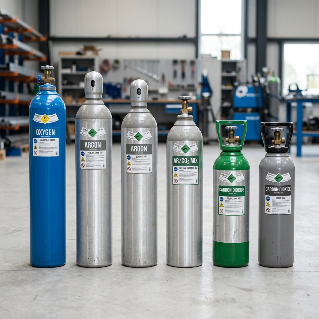 Argon gas cylinders supply